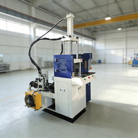 Vente d'usine Mini-machine de moulage par injection de plastique verticale à vis hydraulique de 25 tonnes, version économique, avec moule