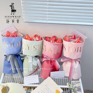 SINOWRAP P.ZZJMXXY Envolturas de ramo floral Venta al por mayor Suministro de floristería Rollo de papel de regalo de flores - Product Image 6