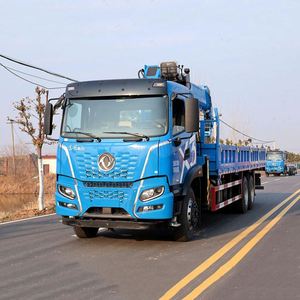 Dongfeng 6*4 Heavy Duty Truck Mounted Crane with 12 Ton Straight Boom Crane, Strong <b>Power</b> Fast Start for Construction Hoisting - Product Image 4