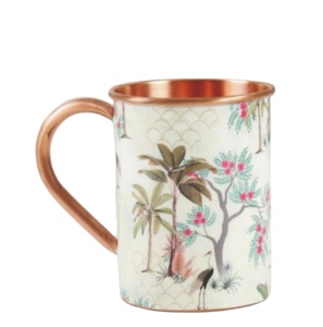Nuevas tazas de cerveza de agua de cobre con diseño Floral para uso doméstico, usos para fiestas y bodas y regalos de cumpleaños - Product Image 1