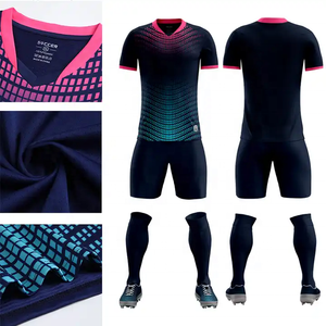 Set di abbigliamento da calcio divisa da calcio completo per squadra maglia da calcio di alta qualità - Product Image 5