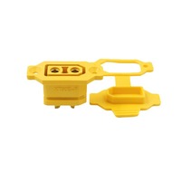 Adaptateur de batterie au lithium en cuivre XT90E-F, prise de charge avec base de fixation, connecteurs XT90E-F à courant élevé pour véhicules électriques