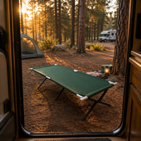Lits de camping pliants modernes en tissu Oxford 600D, robustes et portables, pour la randonnée, les voyages, la chambre à coucher et l'hôtel - Vente en gros sur mesure