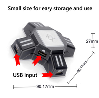 Adaptador de teclado y ratón USB, convertidor de ratón para n-switch/Xbox One/PS4/PS3