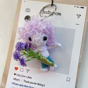 Muñeco Vudú <span class=keywords><strong>de</strong></span> Halloween, Colgante Hecho a Mano, Llavero, Cadena para Teléfono Móvil, Accesorios, Decoración <span class=keywords><strong>de</strong></span> Ambiente, Momia - Product Image 3