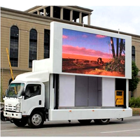 Panneaux d'affichage numérique de rue de fourgonnette LED mobiles annonçant l'écran LED d'accès frontal étanche extérieur de camion de P6 P8 LED