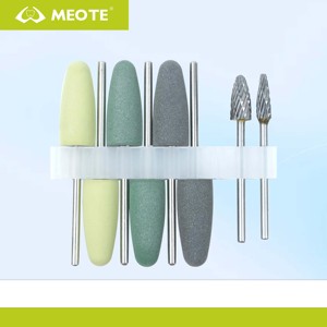 Kit de 8 fresas pulidoras de resina acrílica HP de 2.35mm para pulido dental, herramienta rotatoria para dentista, instrumento de laboratorio dental - Product Image 1