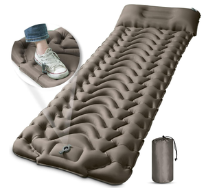 Thick Ultralight Waterproof <b>Camping</b> <b>Mat</b> Lightweight <b>Self</b> <b>Inflating</b> Sleeping Pad with Built-in Foot Press Pump for Hiking - Product Image 4
