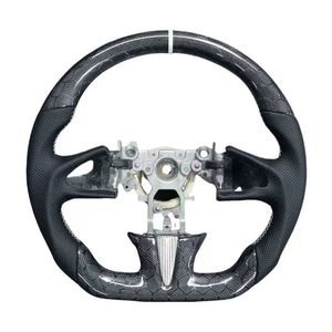 Volant <span class=keywords><strong>sport</strong></span> pour <span class=keywords><strong>Infiniti</strong></span> Q50 2013 2014 2015 2016 2017 2018 2019 Volant <span class=keywords><strong>sport</strong></span> en cuir perforé et fibre de carbone - Product Image 4