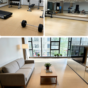 <span class=keywords><strong>Sol</strong></span> en caoutchouc pas cher en bois pour salle de sport, tapis en caoutchouc pour le sport - Product Image 6