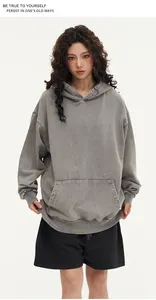 <span class=keywords><strong>Pakistan</strong></span> Maakte Hoge Kwaliteit Heren <span class=keywords><strong>Hoodies</strong></span> Custom Logo Winter Dragen Effen Patroon Gevoerde Hooded Sweatshirts Effen Geverfde Technieken - Product Image 4
