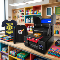Imprimante DTG Micolorprint pour T-shirts, Nouvelle Machine d'Impression Couleur A2 pour T-shirts, Chaussettes et Casquettes avec Circulation d'Encre Blanche
