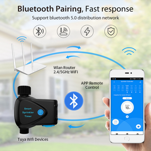 Controlador de Riego Inteligente WiFi TYSH Tuya con Control Remoto por Aplicación, Temporizador para Sistema de Riego por Goteo de Jardín, Compatible con <span class=keywords><strong>Alexa</strong></span> - Product Image 2