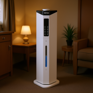 Humidificateur ultrasonique Vevor 2,4 gallons, brume chaude, commande tactile, pour usage en chambre d'hôtel, avec minuterie et prise US - Product Image 2