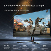 17-32 Inch Curved LED Gaming Monitor 144HZ 16:9 1920x1080 Portable IPS Panel