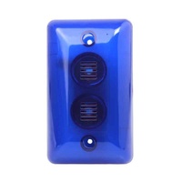 Sirène stroboscopique filaire GL-09 DC12V ABS, mini système d'alarme de sécurité avec lumière d'avertissement clignotante pour la sécurité domestique