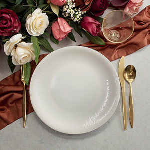 <span class=keywords><strong>Vajilla</strong></span> Moderna de <span class=keywords><strong>Melamina</strong></span> Blanca de Alta Gama de 14 Pulgadas, Irregular, <span class=keywords><strong>Apta</strong></span> para Lavavajillas y <span class=keywords><strong>Microondas</strong></span>, Desechable, para Bodas y Fiestas - Product Image 4