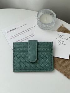 Porta carte con chiusura <span class=keywords><strong>a</strong></span> <span class=keywords><strong>scatto</strong></span> per negozio Online alla moda, Versatile, piccola borsa con tessuto tessuto alla moda - Product Image 4