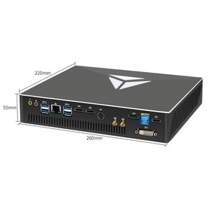 มินิพีซี Core I9-10900F 10 คอร์ 16GB DDR4 512GB M.2 SSD โฮสต์ขนาดเล็ก 4USB3.0 ความเร็วสูง สำหรับเล่นเกม รุ่น MV200-1090 - Product Image 5