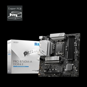 New MSI PRO B760M-A DDR4 II Gaming <b>Motherboard</b> Support 13th CPU B760 <b>Motherboard</b> - Product Image 1