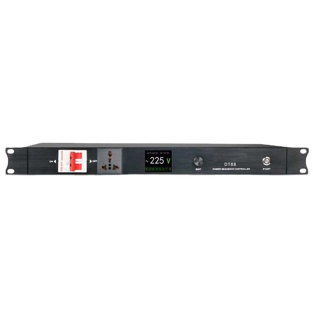OEM DT88 Hight Power 8 Channel Professional Power Sequencer Mixer 9 Way for Dj Stage Audio Equipment