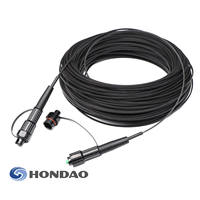 Câble de branchement FTTH avec connecteur mini étanche SC/APC, cordon de raccordement fibre optique pré-terminé