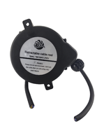 Vente flash : Enrouleur de câble métallique rétractable à ressort, enrouleur électrostatique automatique DYH-1805, cordons d'alimentation, rallonges
