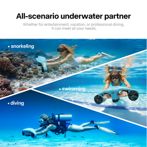 Asiwo Manta 2, Scooter Subacuático, Motor de 1200W, Scooter Marino, 90 Minutos de Autonomía Máxima - Product Image 2