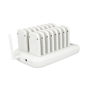Cafe Bar 16 zumbadores recargables posavasos paginación Beeper impermeable vibrador inalámbrico <span class=keywords><strong>camarero</strong></span> sistema de llamada buscapersonas restaurante - Product Image 5