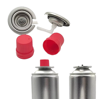 Tapas de plástico para aerosoles, de rosca, antiderrame, industriales, para cosméticos, tapas superiores e inferiores lisas, cierres para botellas, marca Longbang, personalizadas