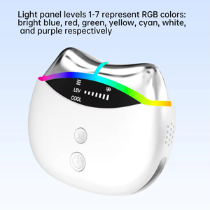 เครื่องนวดหน้าและลำคอแบบ<span class=keywords><strong>ประคบ</strong></span><span class=keywords><strong>ร้อน</strong></span><span class=keywords><strong>เย็น</strong></span> กัวซา ยกกระชับใบหน้า พร้อมไมโครเคอร์เรนท์ - Product Image 4
