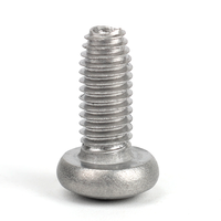 Vis de verrouillage à tête cylindrique cruciforme en acier inoxydable 410, à trois lobes, avec filetage intégré