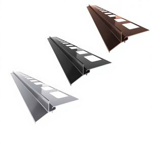 Profil de gouttière en aluminium Renoplast K102, étanche, garantie 5 ans, pour terrasses, balcons, sols carrelés, mortier adhésif, drainage - Product Image 1