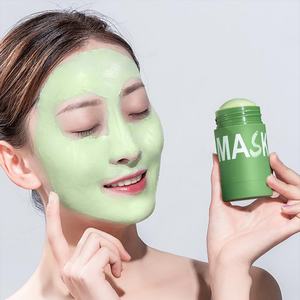 Mascarilla Facial en Barra de Té Verde de 40g al por Mayor para el Cuidado de la Piel, Limpia los Poros y Reduce los Puntos Negros - Product Image 1