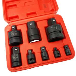8개입 임팩트 소켓 어댑터 및 리듀서 세트 1/4'' 3/8'' 1/2'' 변환형 임팩트 어댑터 세트 드라이브 도구 - Product Image 4