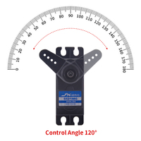 Servomoteur analogique JX PS-5521MG 55,6g à couple élevé, engrenages métalliques et plastiques, roulements 2BB, pour voitures RC, robots, avions, bateaux, moteurs et pièces de jouets RC