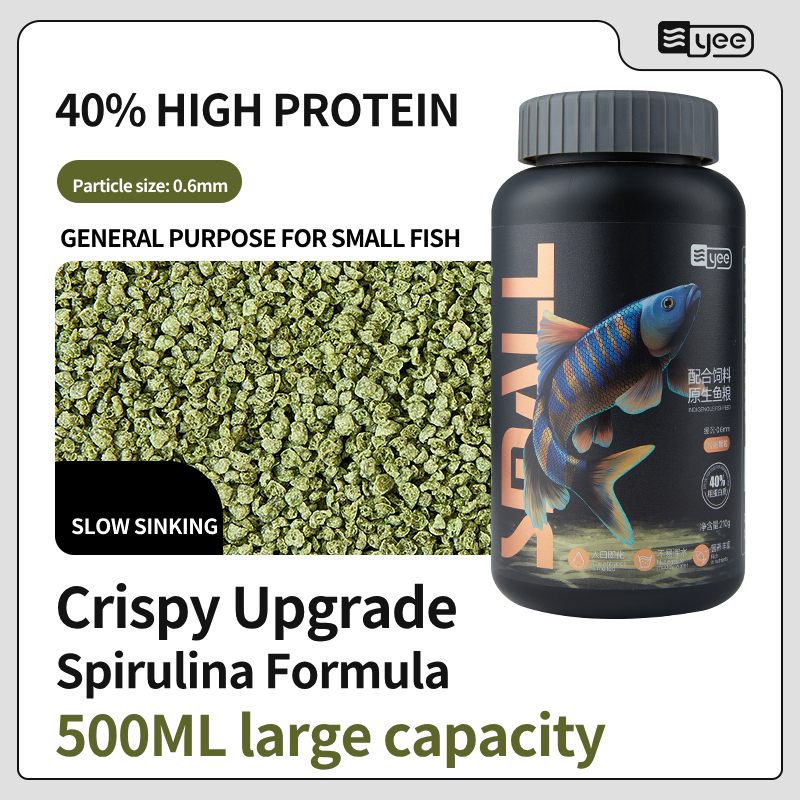 Pellets crujientes de hundimiento lento, 0.6mm, 210g.