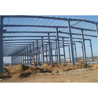 Construcción de Galpón para Fábrica con Estructura de Acero Pesado y Techo de Panel Sándwich