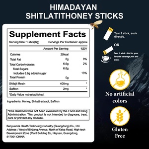 Wholesale Health Food Grade Shahid Anwar Puro Original <b>Shilajit</b> Energy Drink Organic <b>Shilajit</b> Honey Sticks for Adults - Product Image 4