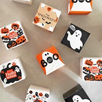 Boîte cadeau en carton avec motif de dessin animé pour Halloween, pour la fête des enfants, anniversaire