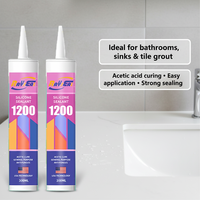Scellant en silicone RTV acétique, adhésif en silicone RT, colle de calfeutrage multi-usages pour la construction