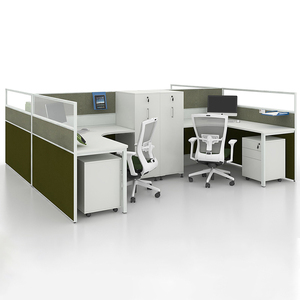 China Manufacturer Modern Modular <strong>Office</strong> Furniture Workstation <strong>2</strong>, 4, 6 Seater <strong>Office</strong> Workstation <strong>Desk</strong> for <strong>2</strong>, 4, 6 <strong>Person</strong> People - Product Image 2