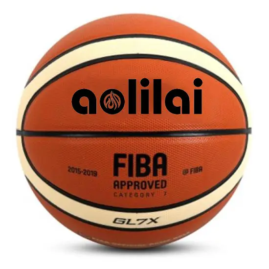 Оптовая продажа, высококачественные ламинированные баскетбольные матчи GG7X из искусственной кожи с индивидуальным принтом логотипа