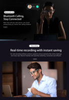 Nuevas Gafas Inteligentes M02S con Cámara, Grabación de Video 1080P, Reconocimiento de Fotos por IA, Llamadas BT, Traducción por IA, Gafas de Sol con Voz, Multi-OS, Unisex