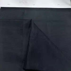 Tela de espina de pescado de bolsillo teñido de tela de poliéster de precio más bajo de China