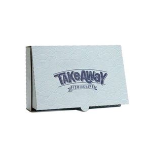 กล่องกระดาษใส่ปลาและมันฝรั่งทอดแบบกำหนดเองพร้อมโลโก้ สำหรับอาหารจานด่วน กล่องกระดาษใส่ปลาและมันฝรั่งทอดแบบนำกลับบ้าน - Product Image 3
