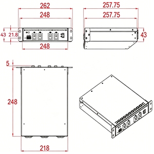 Fuente de Alimentación CC Bidireccional de 5000W 48V100A, Convertidor BUCK BOOST para Sistema de Almacenamiento de Energía, Control por Computadora Host RS485 CAN - Product Image 5