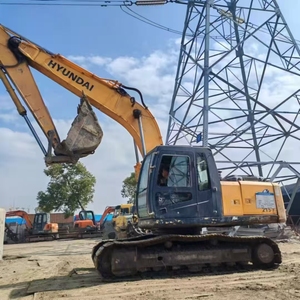 Moteur d'origine d'occasion pour pelle sur pneus Hyundai 215-7, 21 tonnes, capacité de la benne de 0,92 m, roulement et boîte de vitesses, prix bas en promotion - Product Image 2