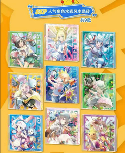 DongZhuShe Briques de <span class=keywords><strong>cristal</strong></span> Pokémon 50 boîtes, cartes à collectionner Pikachu, boîte mystère pour cadeaux d'enfants - Product Image 6