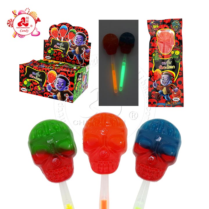 Skull lollipop